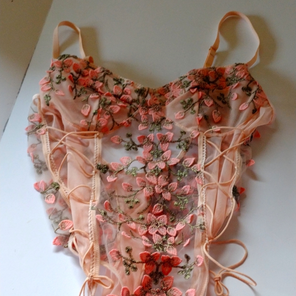 Floral lingerie